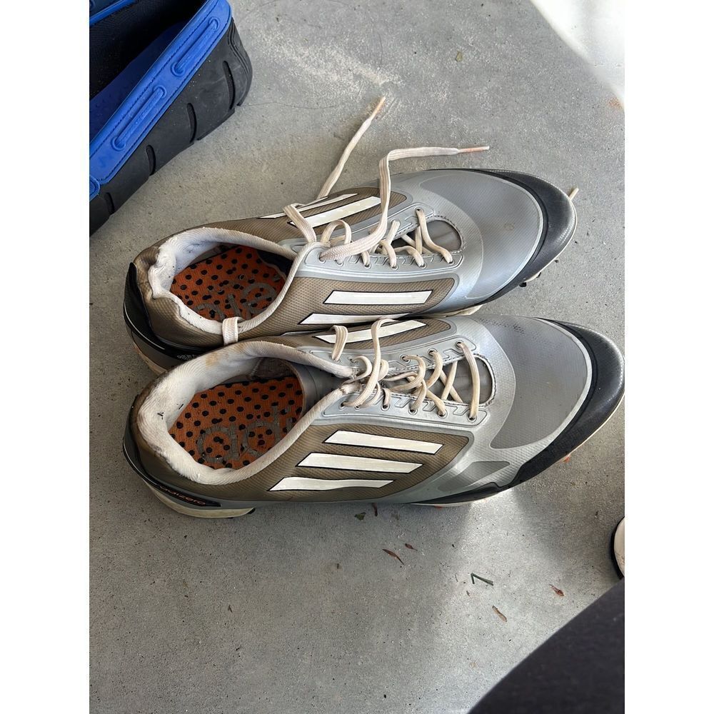 Adidas Adizero Golf Cleats Sneakers Shoes Grey size 10.5